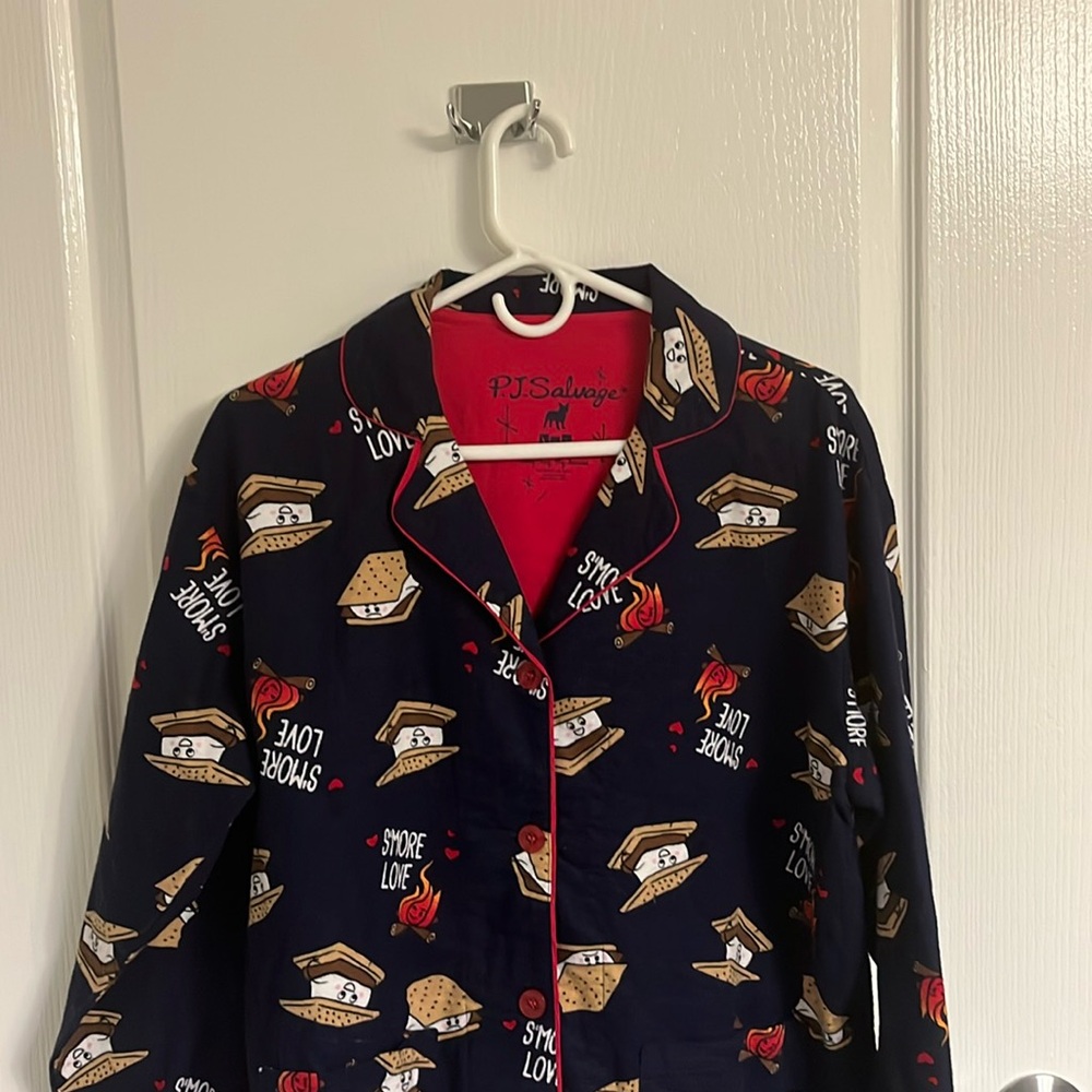 Women’s Flannel PJ Salvage NWT Size M “S’more Love” Pajama Set *Price Firm*